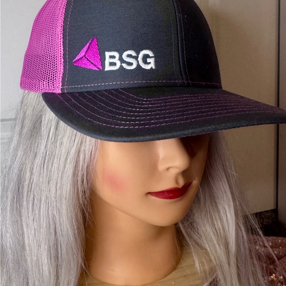 Accessories - BSG Black and Pink Trucker Hat